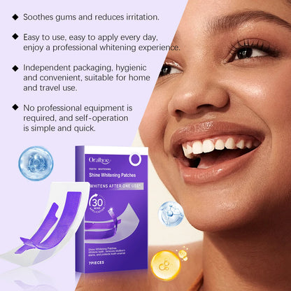 Purple Teeth Whitening Strips – Brighten Teeth & Remove Stains